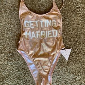 Getting Married misguided swimsuit
